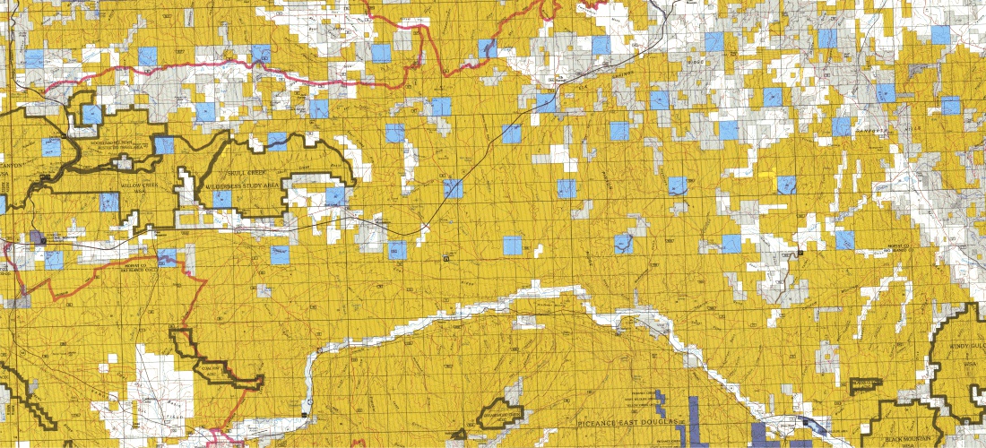 Digital BLM Land Surface and Mineral Management Maps